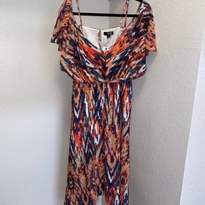 A.n.a. Off shoulder flutter dress